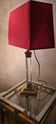 acrilic foot lamp 1950 has 70 trace on foot chrome gold pricked very well in its juice d epoque
