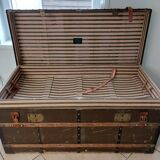 Antique travel trunk