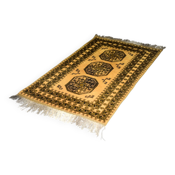 Handwoven Afghan Ersari oriental rug, 1930