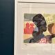 Original Swedish Color Lithograph – “Woman” by Lars Norrman – Signed