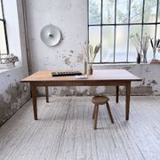 Farm table pitch pine 2 x 1 m from the 1950s