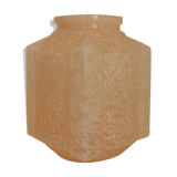 Art deco vase in speckled glass
