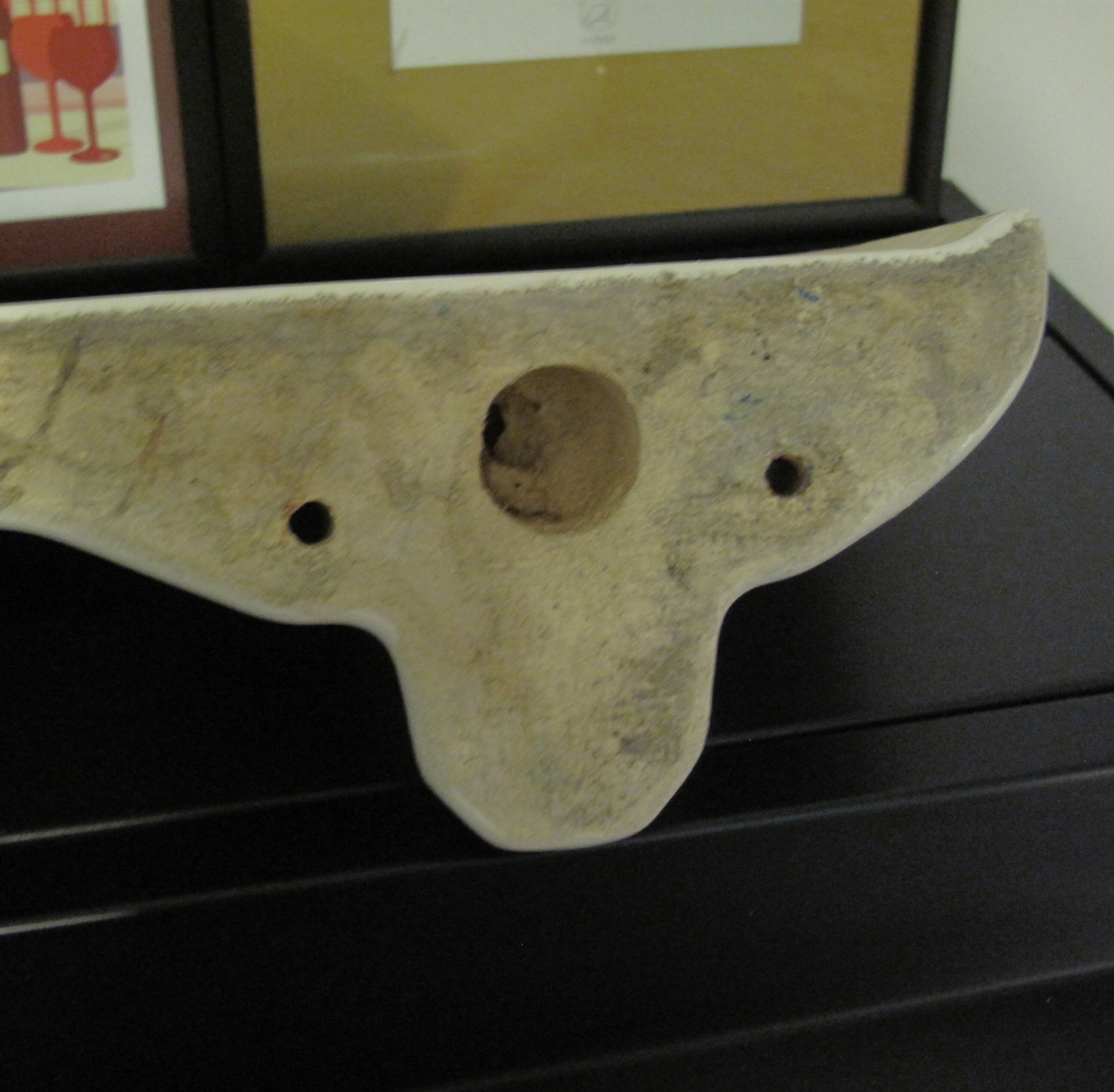 Art deco porcelain shelf 30s bathroom