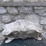 Old cast iron planter large louis XV style model