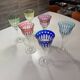 A vendre verres cristal couleur st louis modele tommy