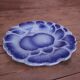 Sarreguemines blue slip plate