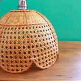 Rattan flower hanging lamp