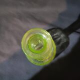 Old carafe yellow uralin