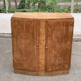 1960s wooden Art Deco buffet with 2 doors