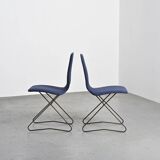 Pair of 1950 chairs by Louis Paolozzi