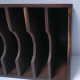 vintage patinated solid wood shelf