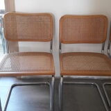 Set of 5 B32 Marcel Breuer cesca chairs