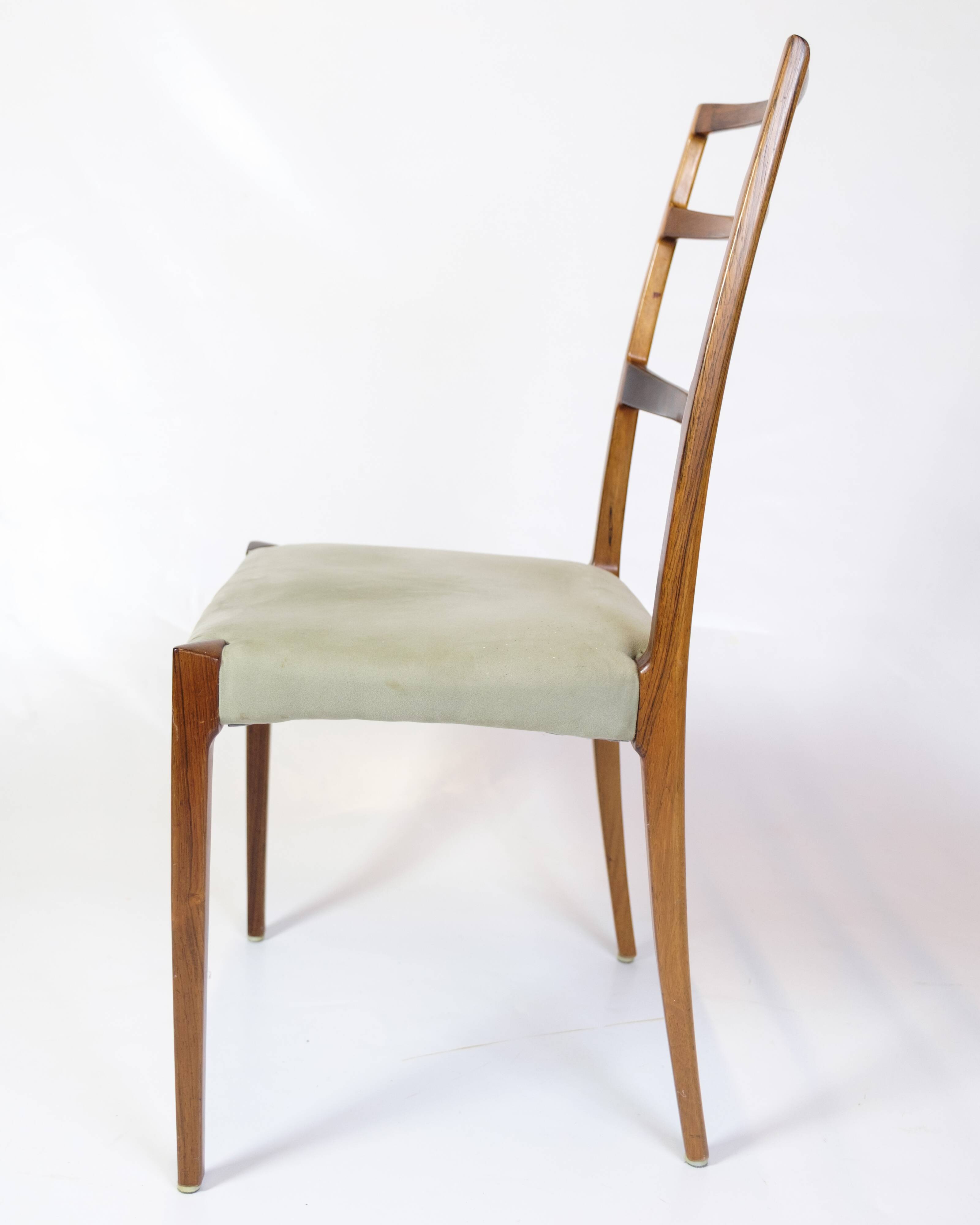 Set Of Six Dining Chairs Made In Rosewood By Sorø Furniture From 1960s