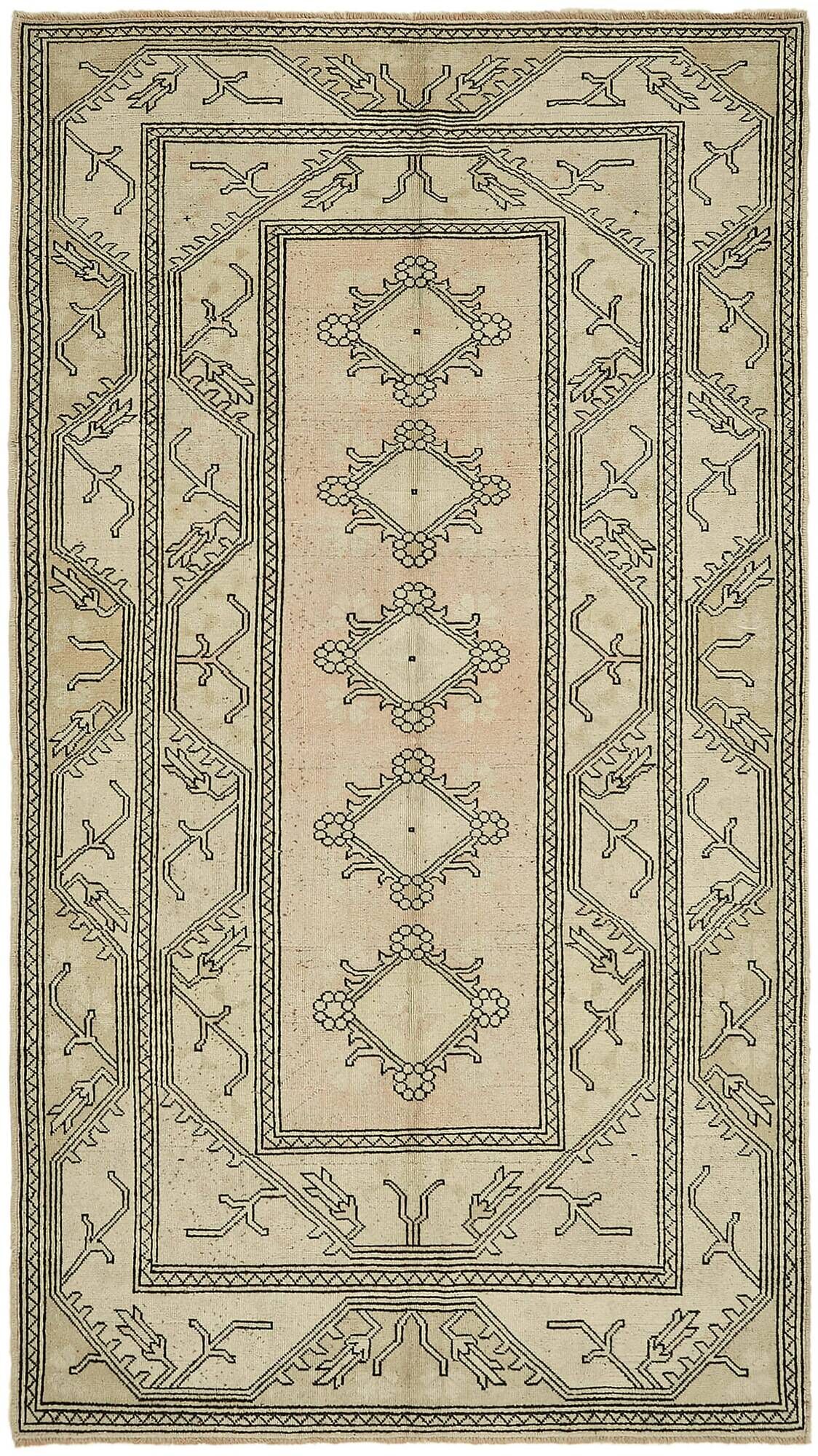 Turkish Vintage Anatolian Rug 164 cm x 290 cm