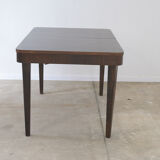 Fully renovated walnut folding dining table by Setona, 1950s