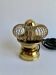 Brass Spiral lamp, 1970s