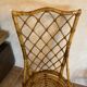 Pair of vintage rattan chairs Louis Sognot