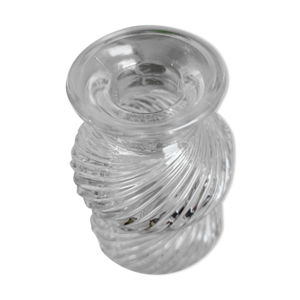 Small molded glass vase