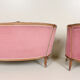 Sofa and Chair french Walnut carved
