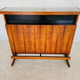 Mid-century rosewood bar and stools by Niels Erik Glasdam Jensen 1960s