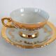 Coffee service 6 cups Swan Lake vintage Italian porcelain