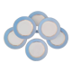 Dessert Plates and Hollow Dishes in Earthenware Café Gilbert by Moulin des Loups Vintage