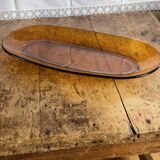 Presentation dish 60s amber