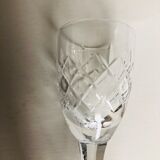 Ensemble de six verres à liqueur en cristal de Lorraine
