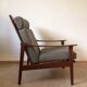 Paire de fauteuils scandinaves en teck années 60