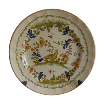 Assiette decorative faience martres Tolosane Moustiers