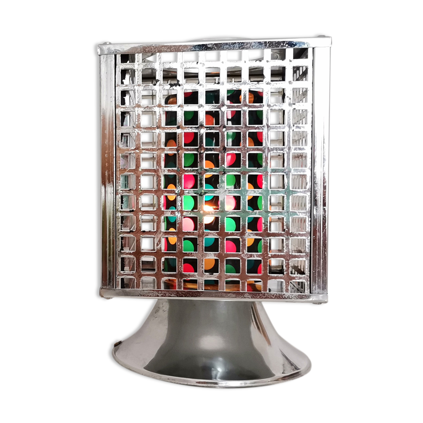 Vintage 1990s eclectic mood light lamp