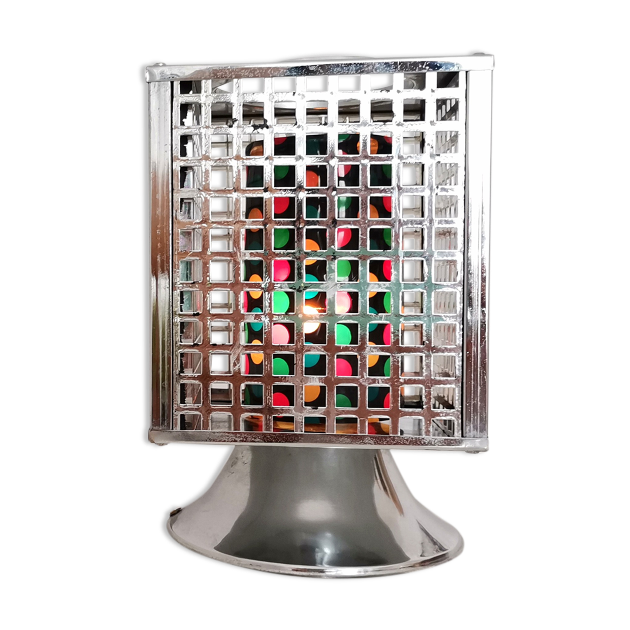 Vintage 1990s eclectic mood light lamp