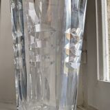 Vintage crystal glass vase
