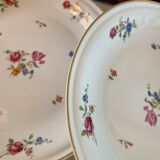 Flat porcelain plates France