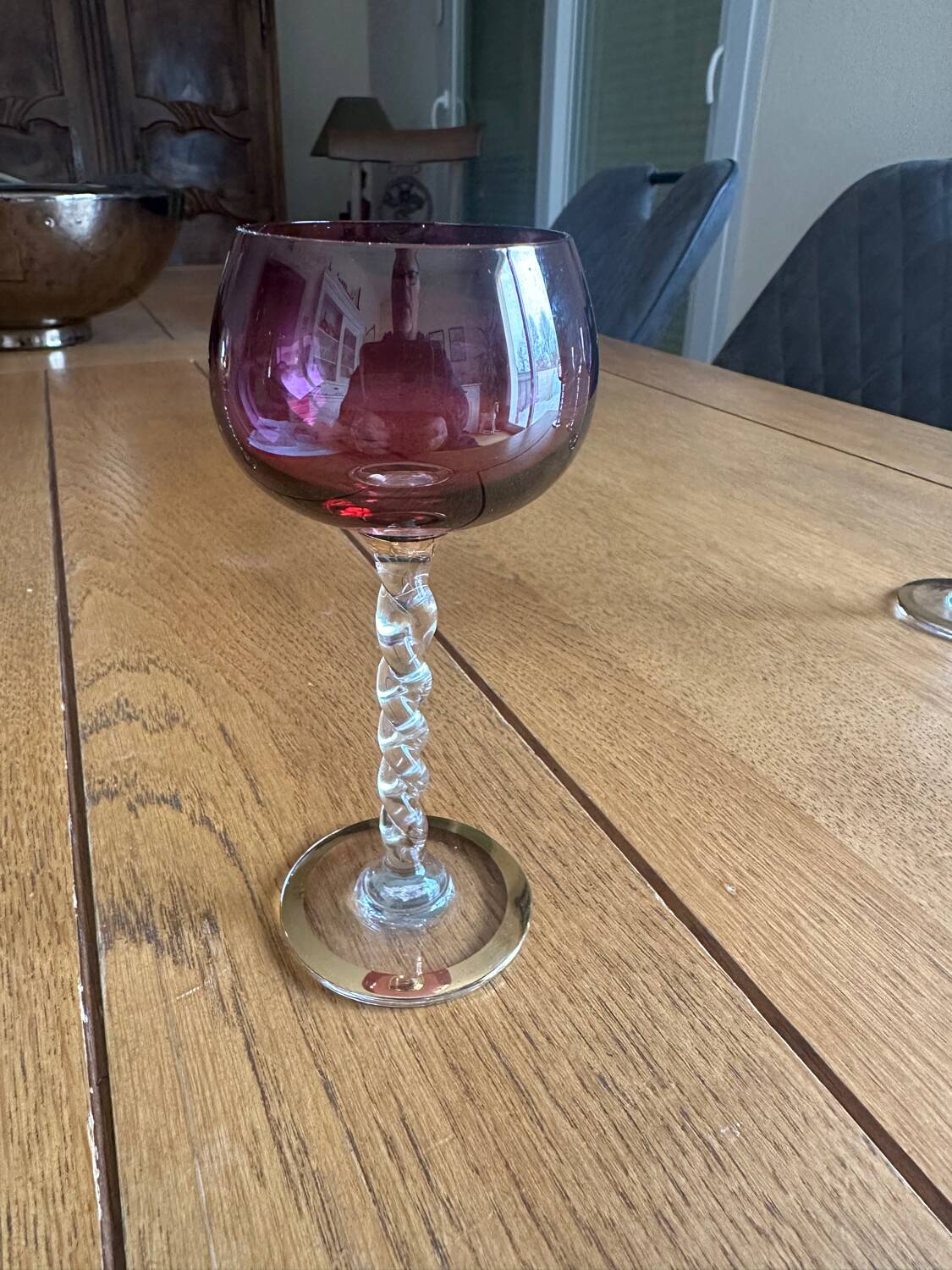 5 Murano crystal glasses