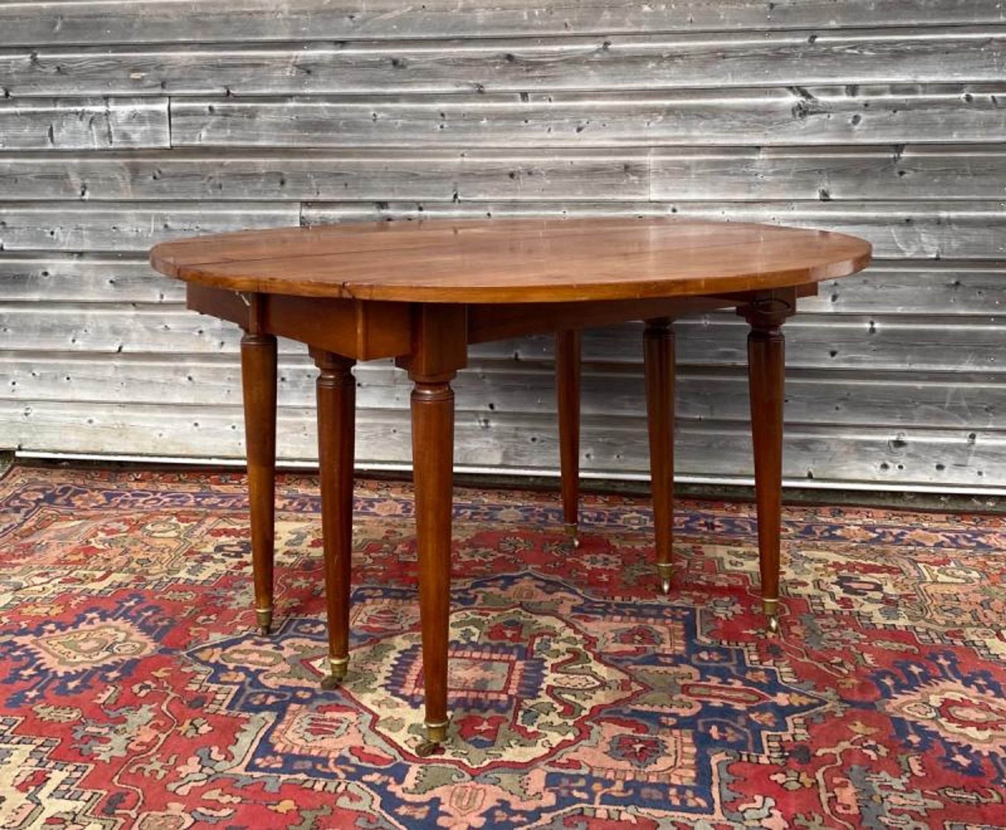 Table de salle à manger en acajou XIXème siècle