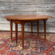 Table de salle à manger en acajou XIXème siècle