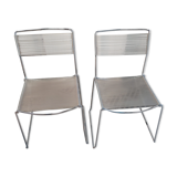 Set of 2 scoubidou chairs