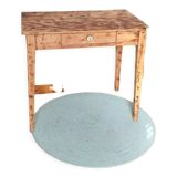 Side table, vintage solid wood desk