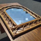 Bamboo arch mirror