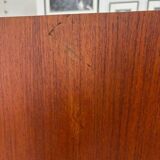 Vintage teak desk: double-sided