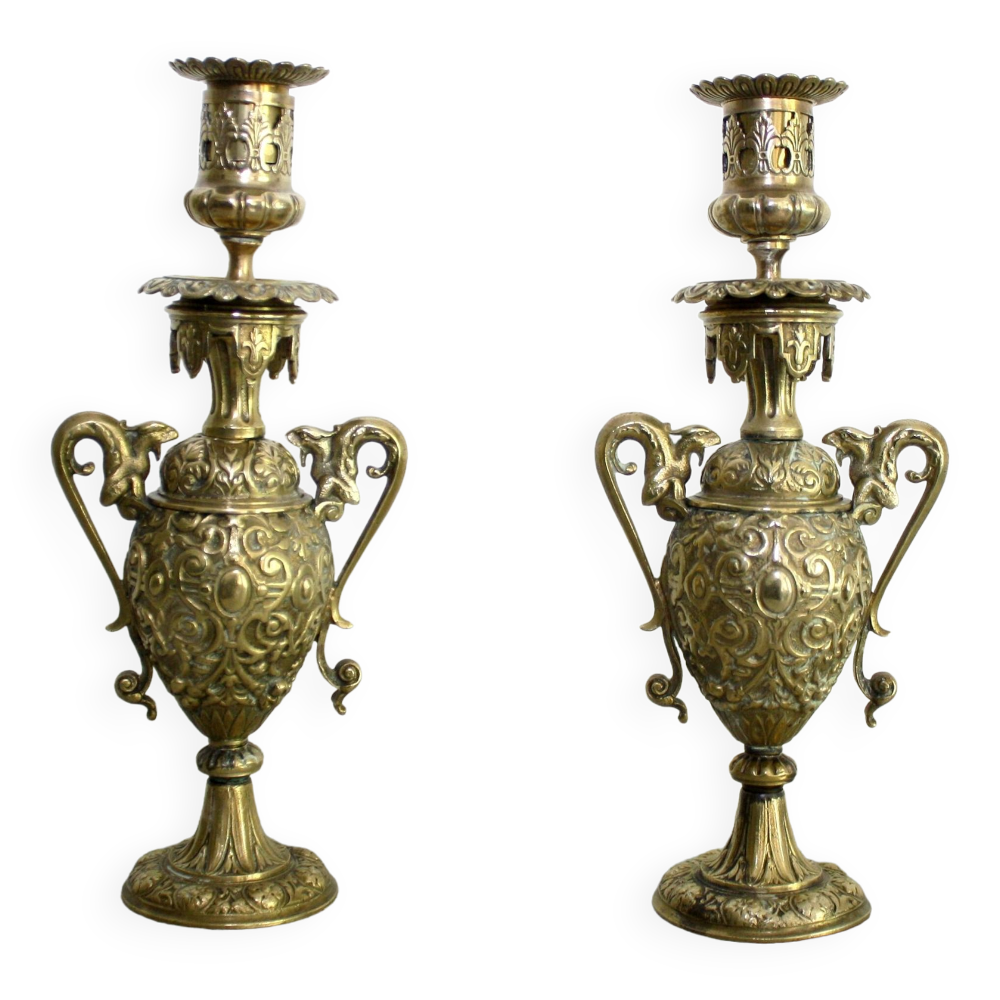 Bougeoirs Cassolettes Napoléon iii