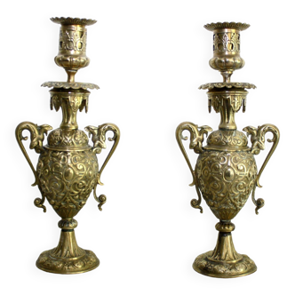 Napoleon III Cassolette Candle Holders