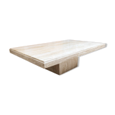 Travertine coffee table, 1970