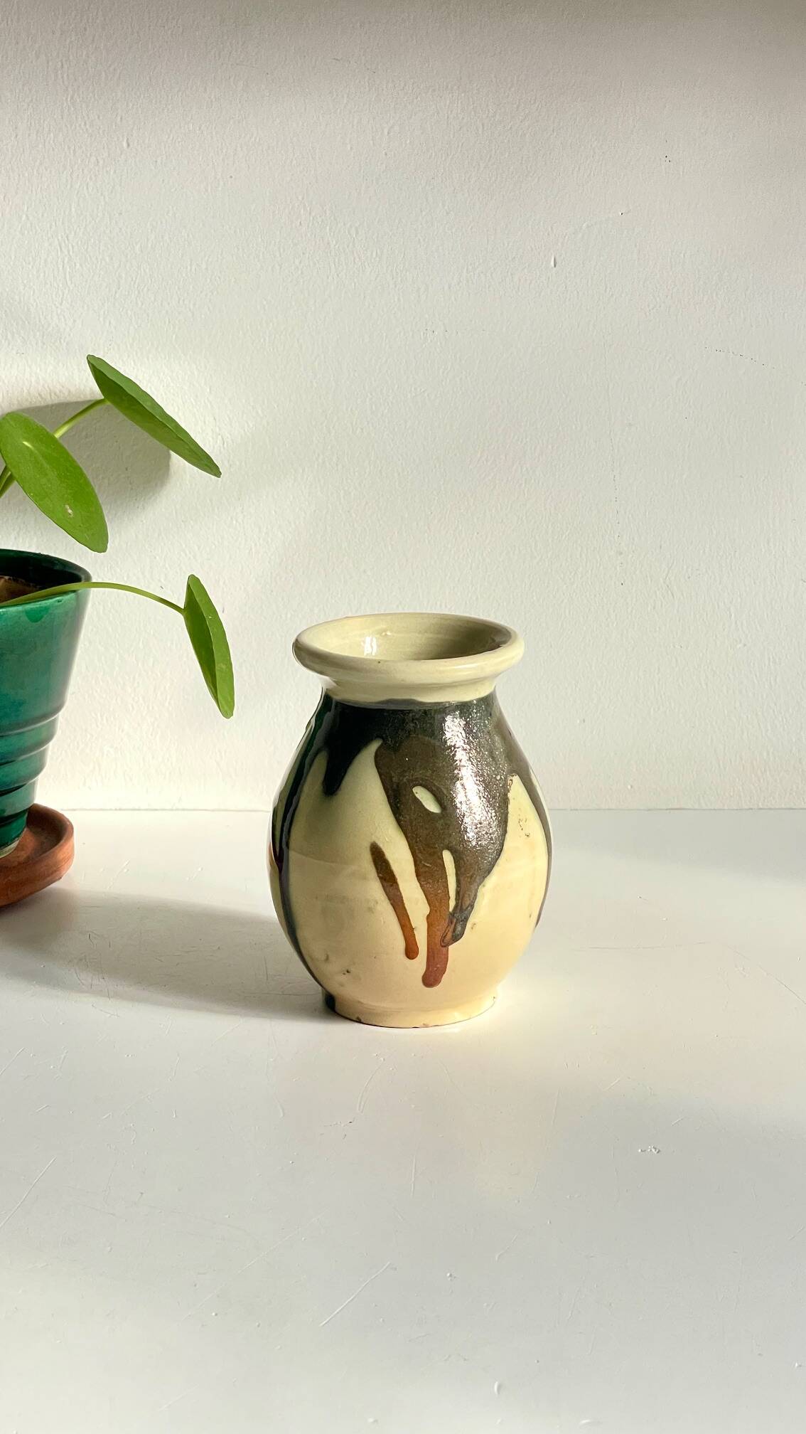 Vintage Ceramic Vase AEGITNA Vallauris FRANCE