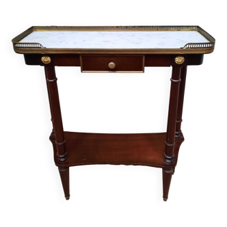 Louis XVI style console with gallery