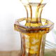 Engraved and cut crystal decanter