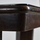 Large Robust Dinig Table with Carved Legs and Glass Top