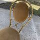 Chaises et table en laiton italien vintage par Paolo Salice, années 1970, Set de 5