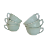 Ensemble de 6 tasses des années 50, de la faïencerie de Sarreguemines